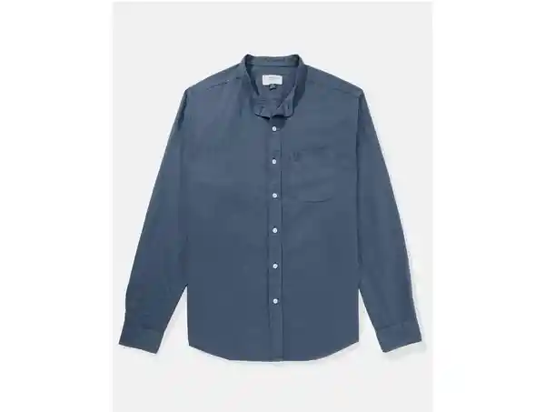 Camisa Hombre Azul Talla MEDIUM American Eagle