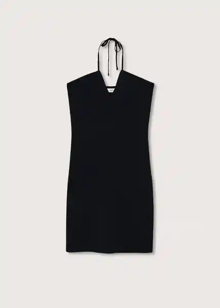 Vestido Alberta Negro Talla M Mujer Mango