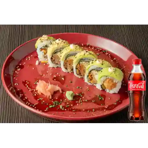Combo Sushi Tofu Crunch + Coca-cola Original 400Ml
