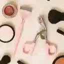 Set de Encrespador de Pestañas y Peine Peach Pink Miniso