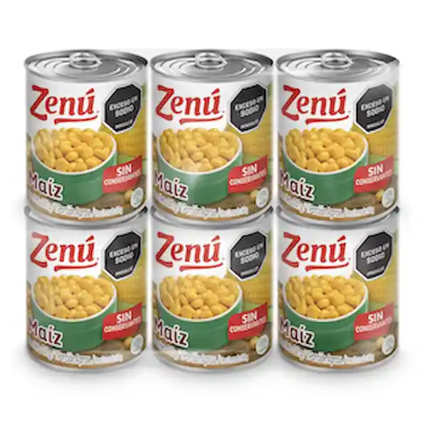 Zenú Maíz Dulce sin Azúcar Añadido