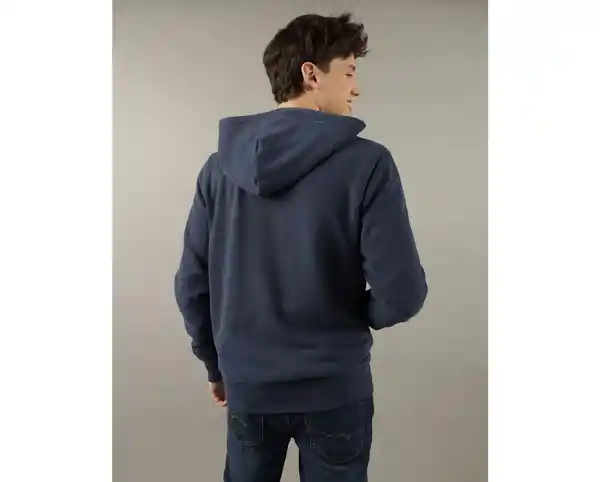 Buzo Con Capa Hombre Azul Talla X-Large American Eagle