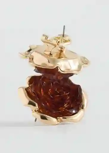 Pendientes Sofia Marrón Talla 99 Mujer Mango