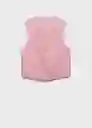 Chaleco Boreli Rosa Light Talla XS  Mujer Mango