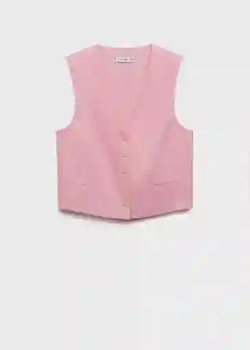 Chaleco Boreli Rosa Light Talla XS  Mujer Mango