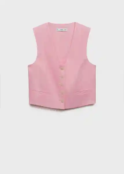 Chaleco Boreli Rosa Light Talla XS  Mujer Mango