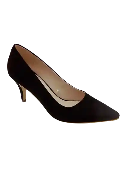 Zapatos Tacón Puntudo Para Mujer Negro Talla 40