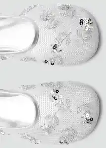 Zapatos Mel Plata Talla 39 Mujer Mango