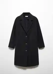 Abrigo Parisino Negro Talla 21 Teen Niñas Mango