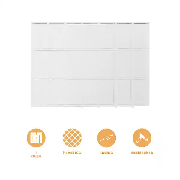 Organizador Plástico Transparente 7 Compartimentos Miniso