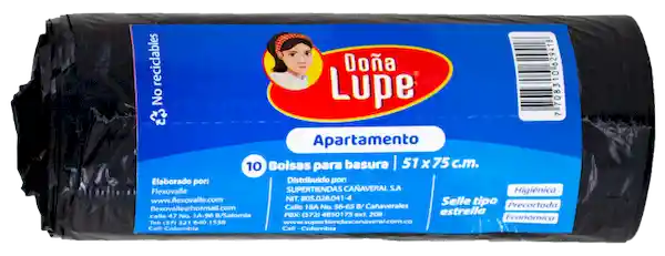 Doña Lupe Bolsa Negra 51 X 75 cm