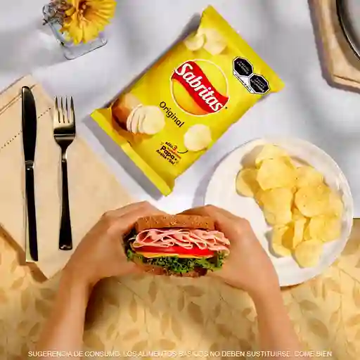 Sándwich + gaseosa 250 + paquete papas