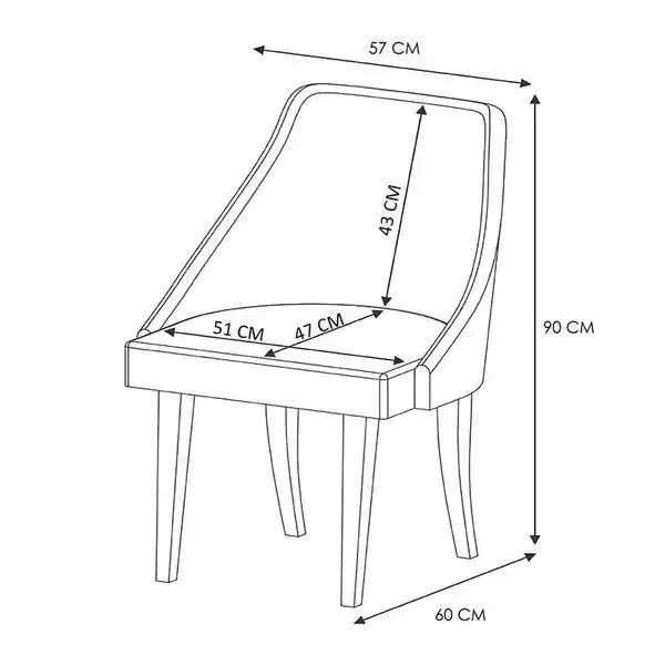 Muebles 2020 Silla Inés Jade