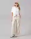 Pantalón Mujer Beige Escultura Claro T 12 38327 Rifle