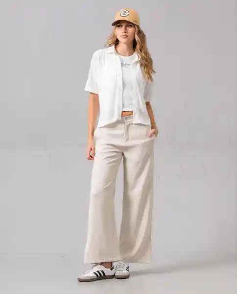 Pantalón Mujer Beige Escultura Claro T 12 38327 Rifle
