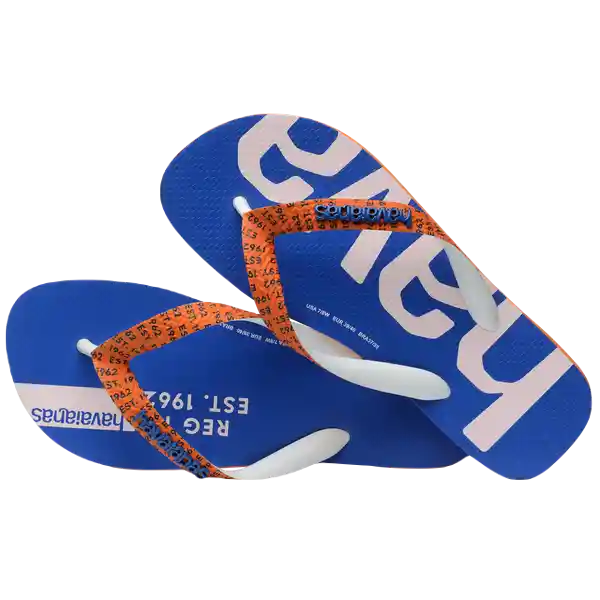 Sandalias Top Logomania Naranja Begonia T. 38 4147063 Havaianas