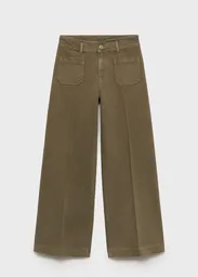 Jean Jessie Khaki Talla 32 Mujer Mango