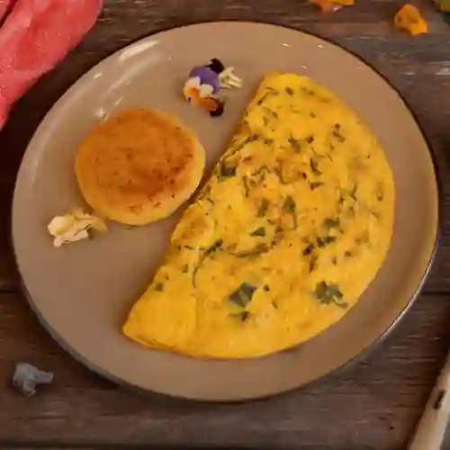 Omelette de Espinaca y Queso