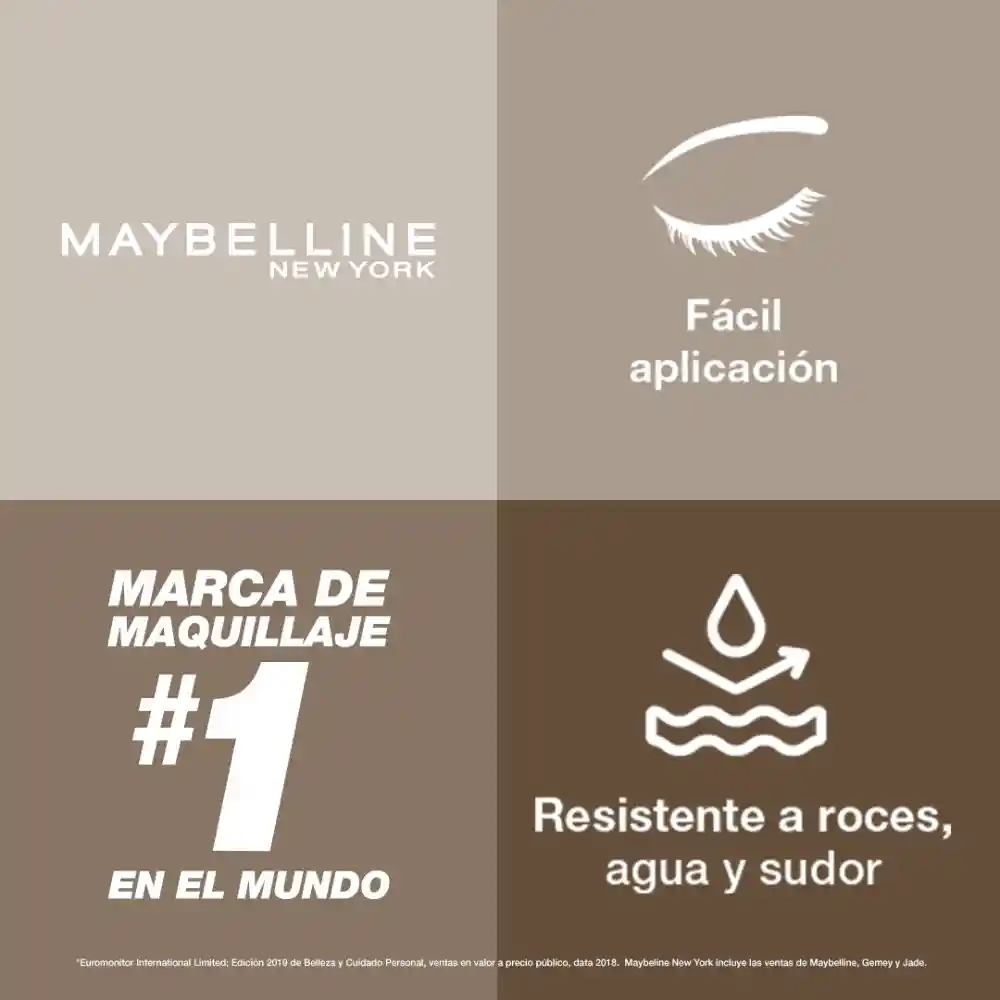 Lapiz Delineador De Cejas Maybelline Eye Studio Tattoo Brow 36 hrs Natural Brown