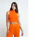 Saco Tejido Mujer Naranja Lirio Medio Talla S Naf Naf