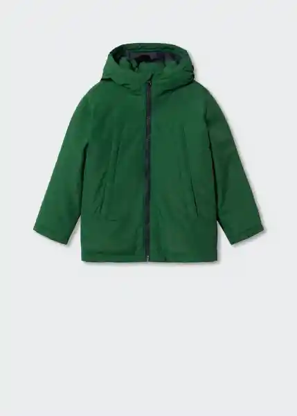 Anorak Houston Verde Talla 14 Niños Mango