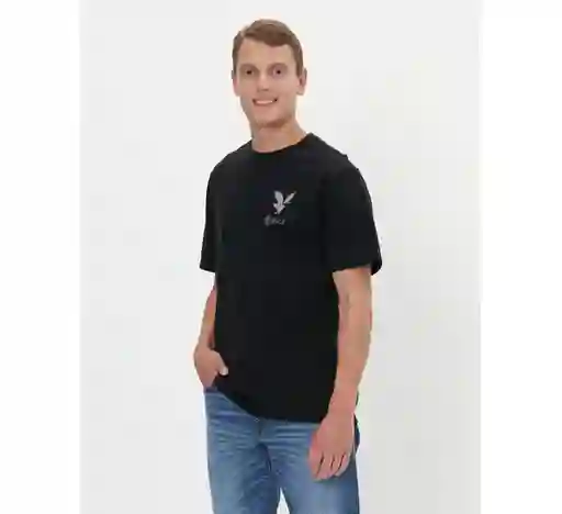 Camiseta Hombre Color Negro Talla X-SMALL American Eagle