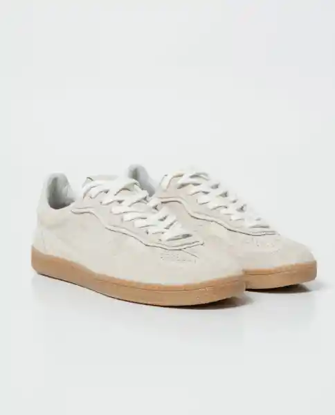 Tenis Cortos Soft Crudo Porcelana Claro Talla 40 Chevignon