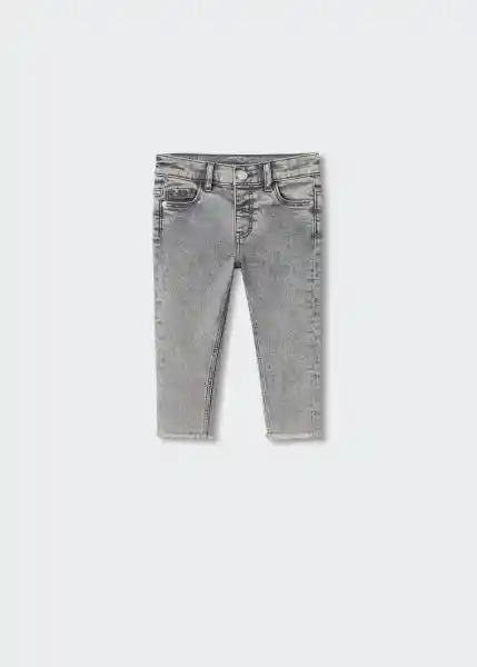 Jeans Carla Tejano Gris Talla 71 Niñas Mango