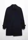 Abrigo Dean Navy Talla XL Hombre Mango