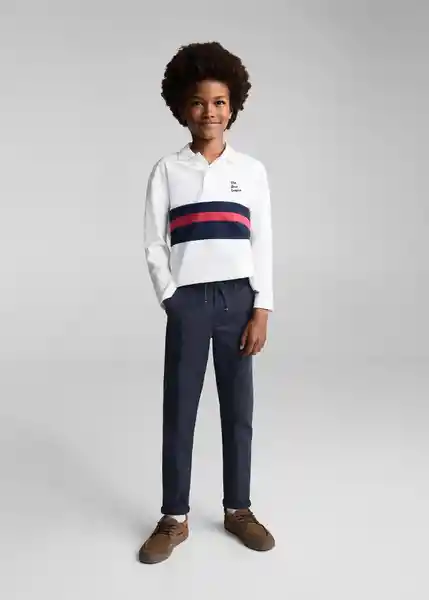 Pantalón Franky7 Navy Talla 07 Niños Mango