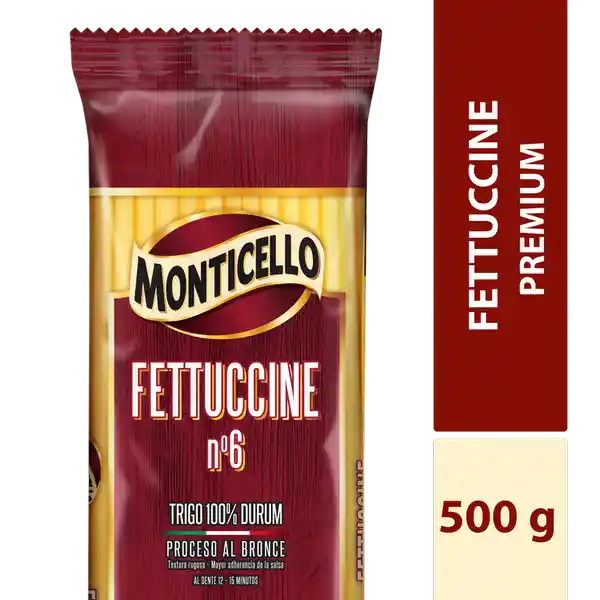 Monticello Pasta Fettuccine N°6 Premium