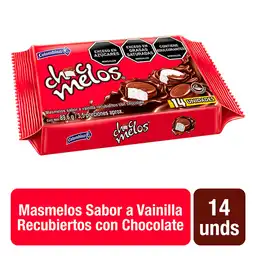 Chocmelos Masmelo Cubierto de Chocolate