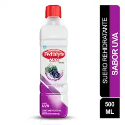 Suero Rehidratante Pedialyte Max 60 Uva Frasco