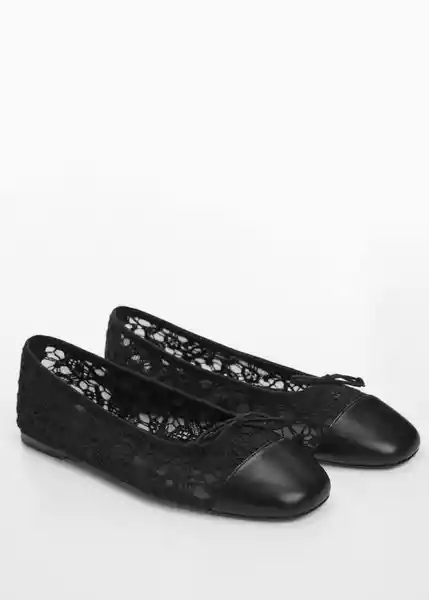 Zapatos Marian Negro Talla 42 Mujer Mango