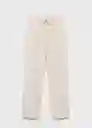 Pantalón Pijama Pilo Marfil Talla M Mujer Mango