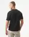 Camiseta Ch57 Racing Masculino Negro Sombrio Talla M Chevignon