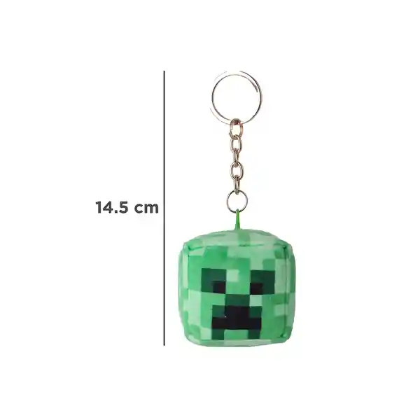 Llavero de Peluche Creeper Serie Minecraft Miniso
