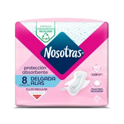 Nosotras Toalla Delgadas Alas Tela