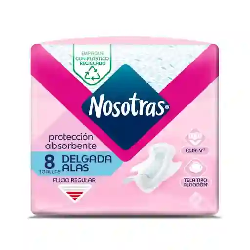 Nosotras Toalla Delgadas Alas Tela