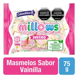 Millows Masmelos Surtidos Sabor a Vainilla