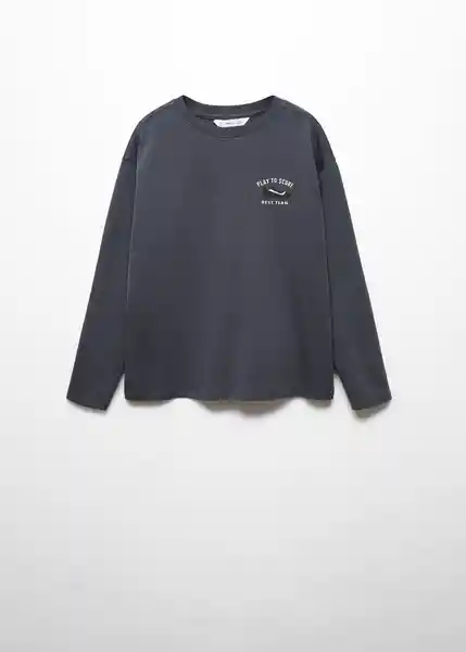 Camiseta Score Antracita Talla 06 Niños Mango