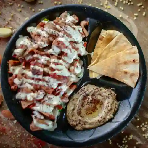 Shawarma de Cerdo Al Plato