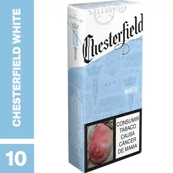 Chesterfield White​ x 10 Cigarrillos