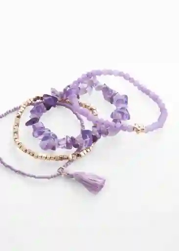 Pulsera Malva Lila Talla 99 Niñas Mango