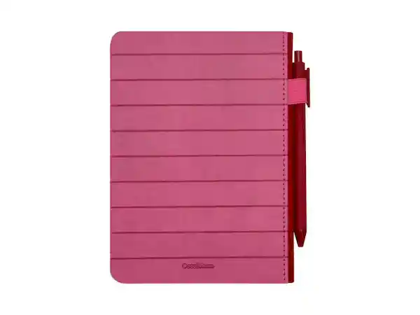 Libreta Elásticas Con Lápiz Rosado 13 x 18 Casaideas