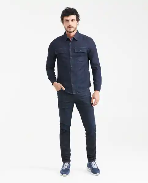 Camiseta Slim Fit - Ultra Azul Dark Ultra Oscuro T S Chevignon