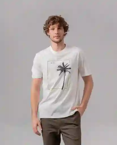 Camiseta Hombre Crudo L 109F109_CRU110605 Rifle