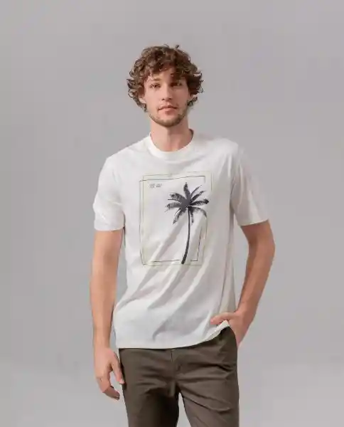 Camiseta Hombre Crudo L 109F109_CRU110605 Rifle