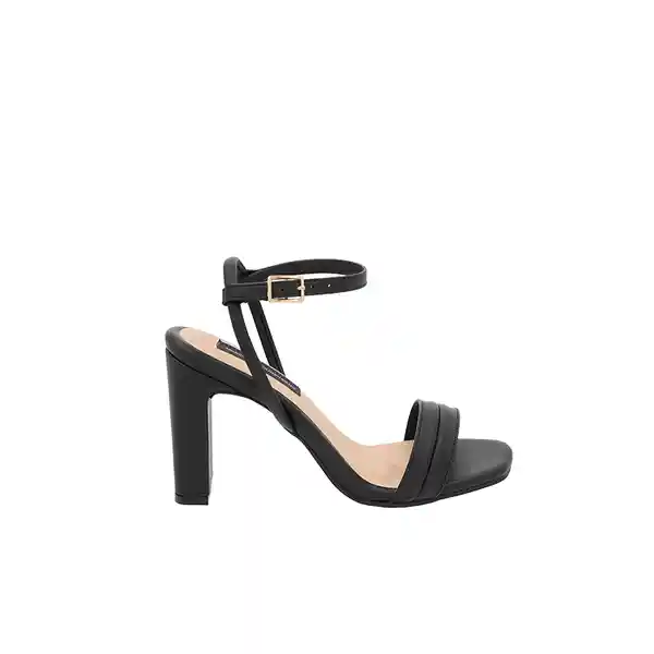 Sandalias Tacón June Color Negro Talla 35