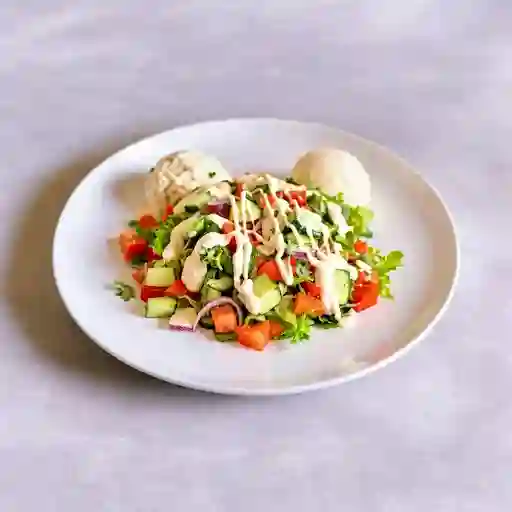 Ensalada Con Crema O Helado